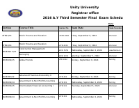 2016 Third semester final exam.xlsx